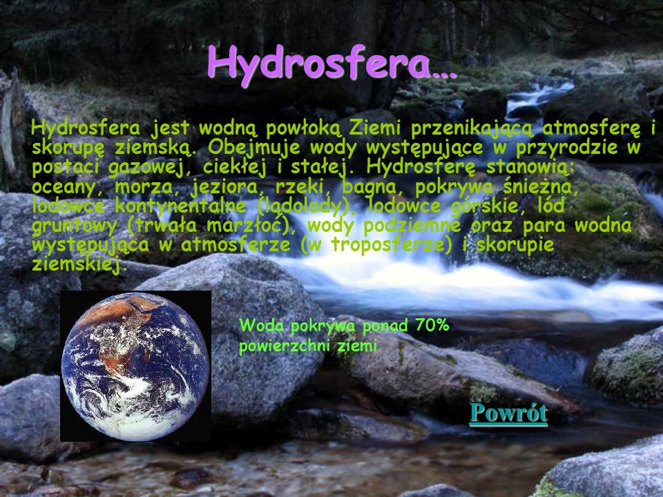 Hydrosfera…
