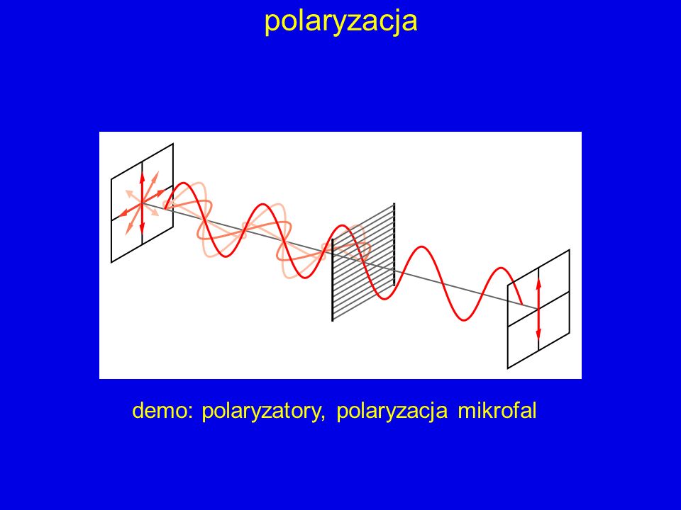 demo: polaryzatory, polaryzacja mikrofal