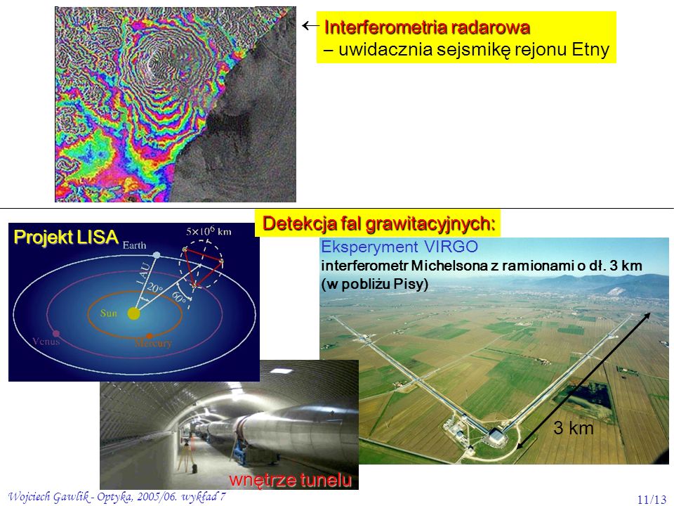 Interferometria radarowa – uwidacznia sejsmikę rejonu Etny 