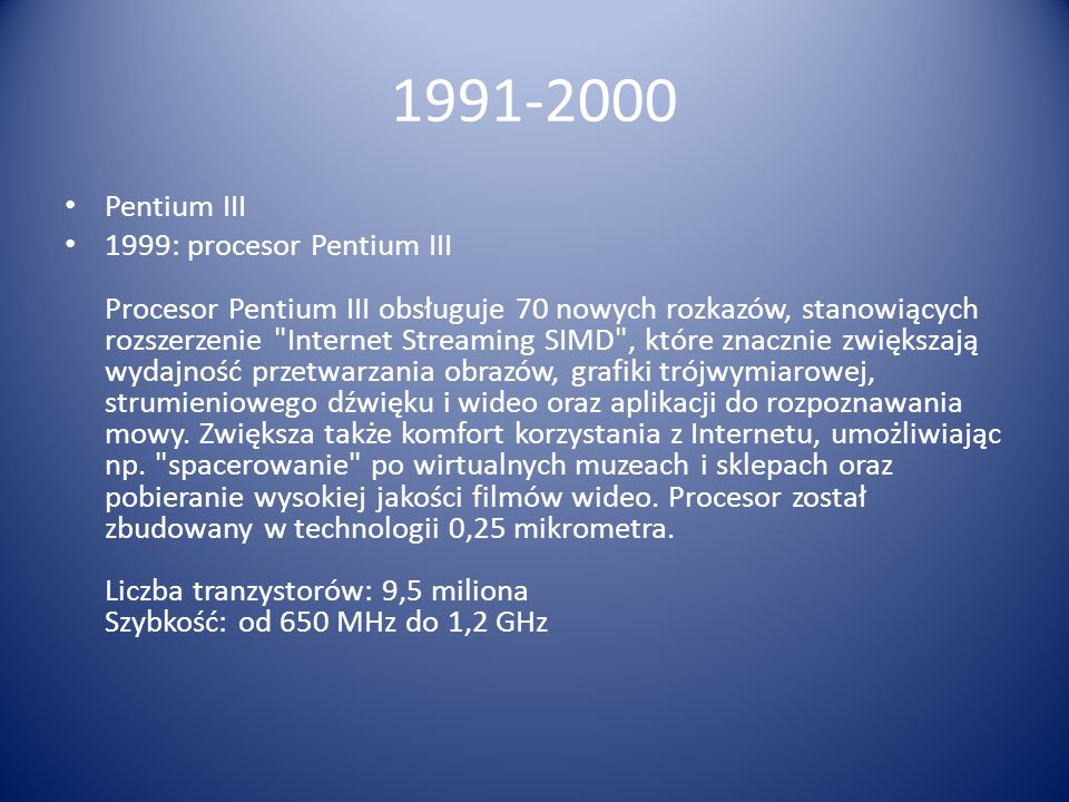 Pentium III.