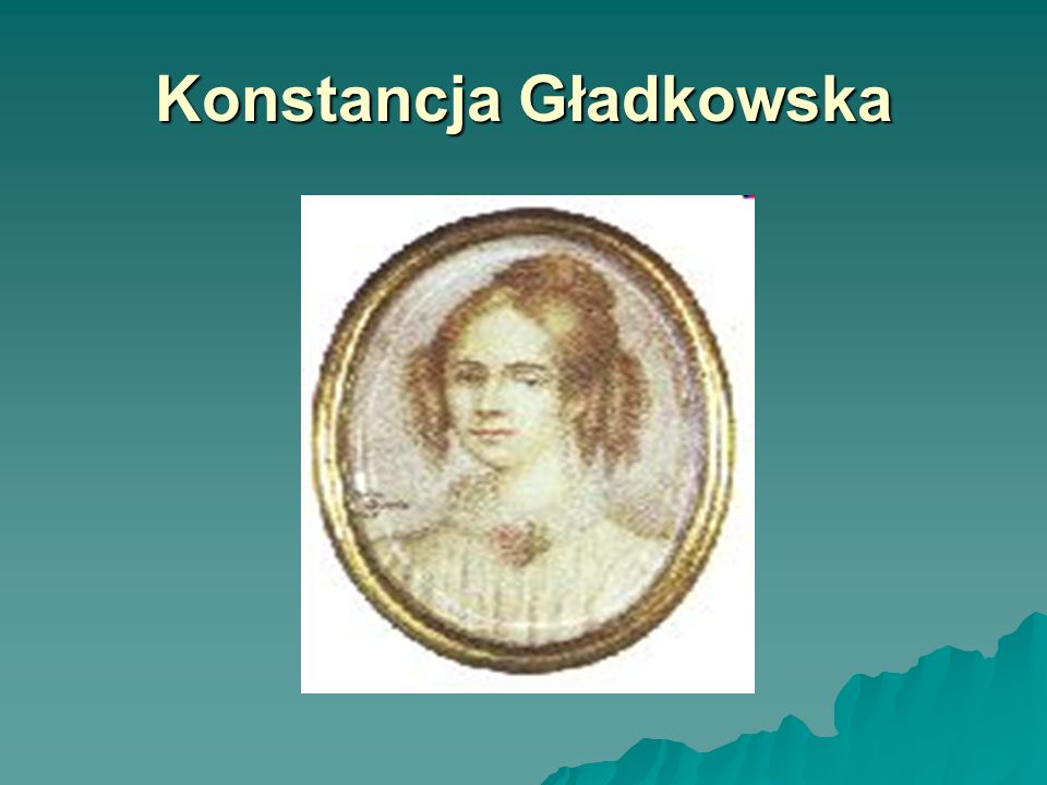 Konstancja Gładkowska