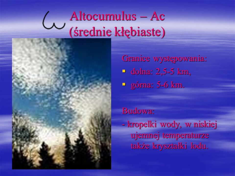 Altocumulus – Ac (średnie kłębiaste)
