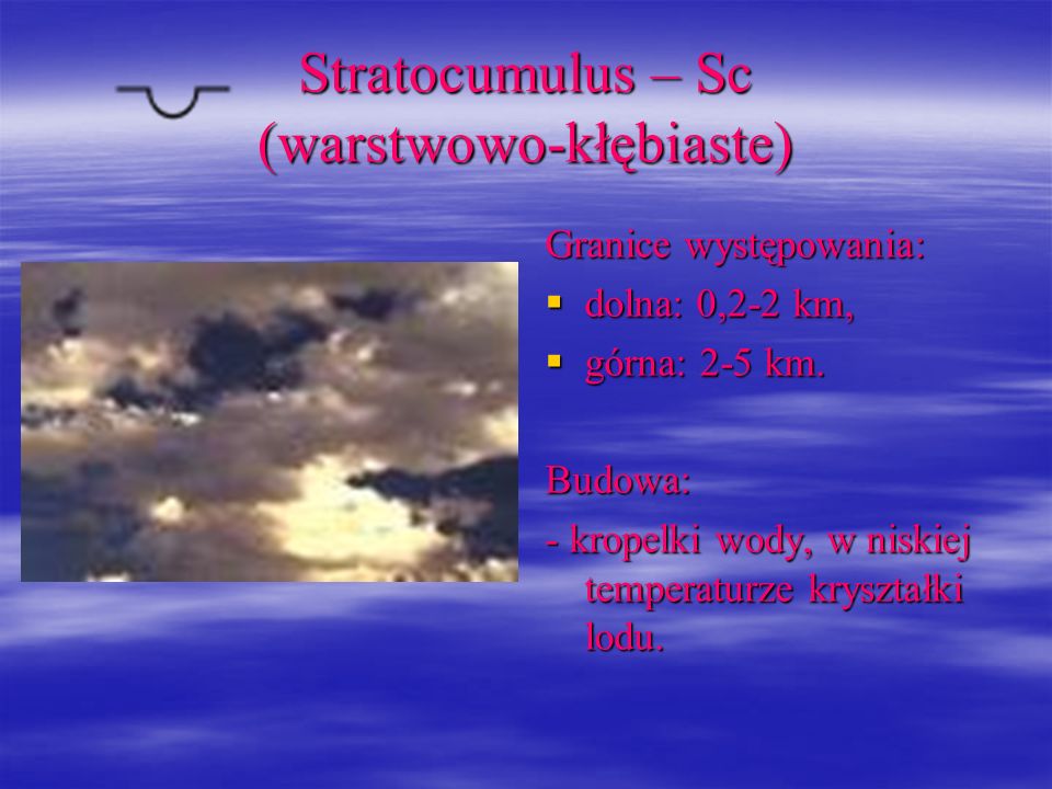 Stratocumulus – Sc (warstwowo-kłębiaste)