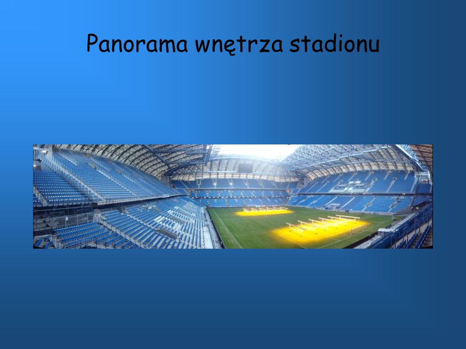 Panorama wnętrza stadionu