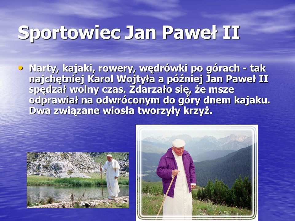 Sportowiec Jan Paweł II