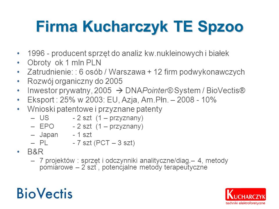 Firma Kucharczyk TE Spzoo