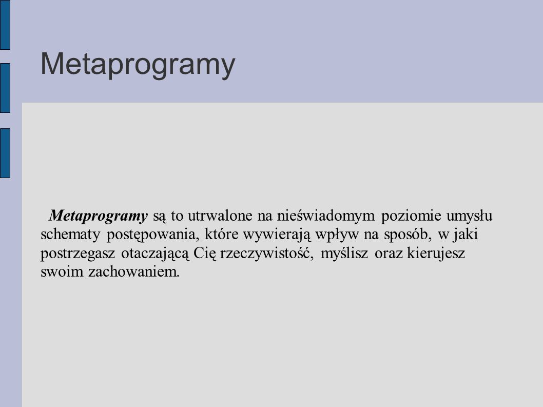 Metaprogramy