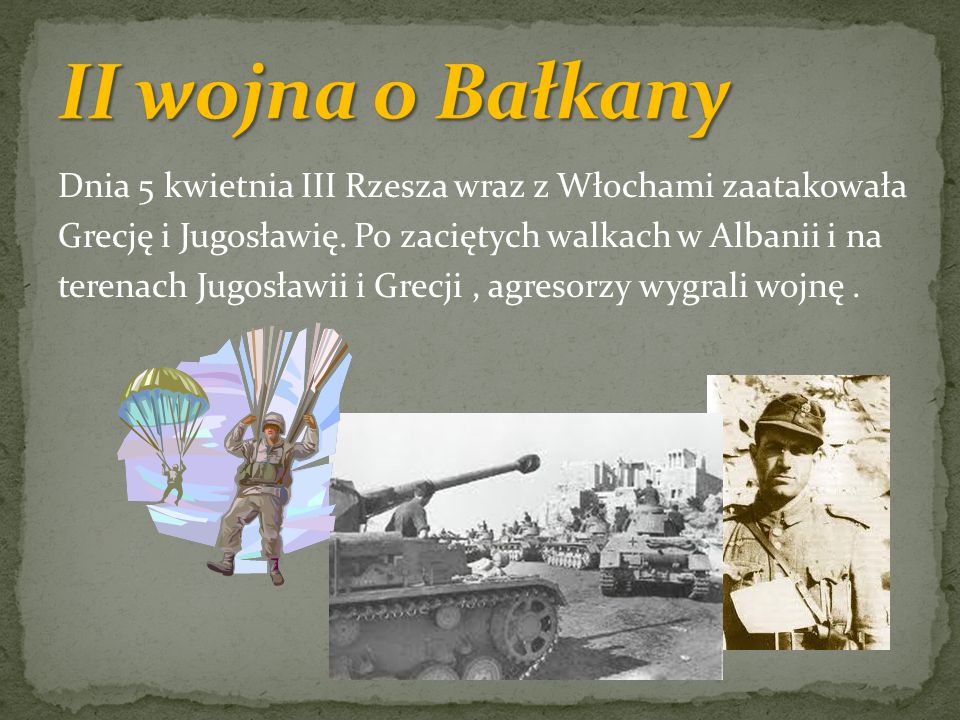 II wojna o Bałkany