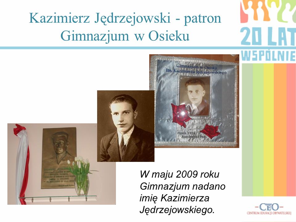 Kazimierz Jędrzejowski - patron Gimnazjum w Osieku