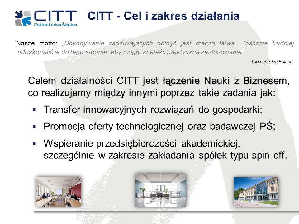 CITT - Cel i zakres działania