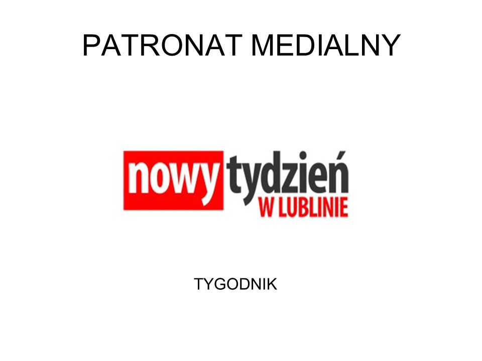 PATRONAT MEDIALNY TYGODNIK