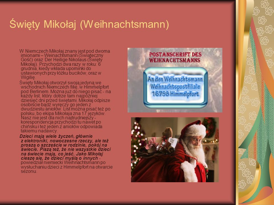 Święty Mikołaj (Weihnachtsmann)