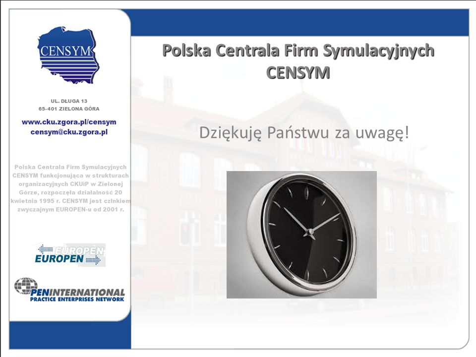 Polska Centrala Firm Symulacyjnych CENSYM