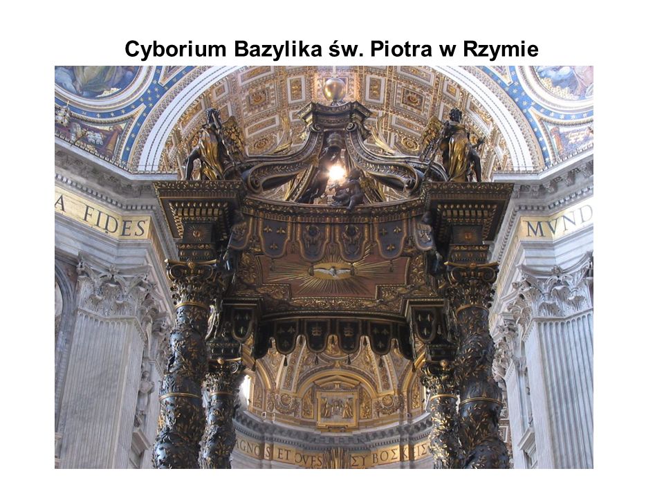 Cyborium Bazylika św. Piotra w Rzymie