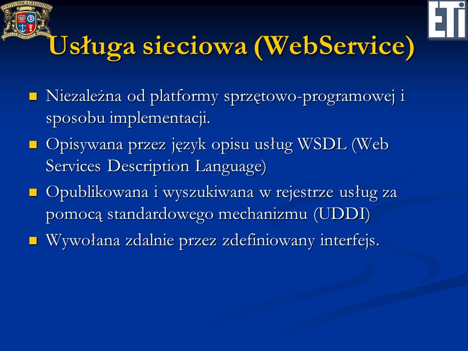 Usługa sieciowa (WebService)
