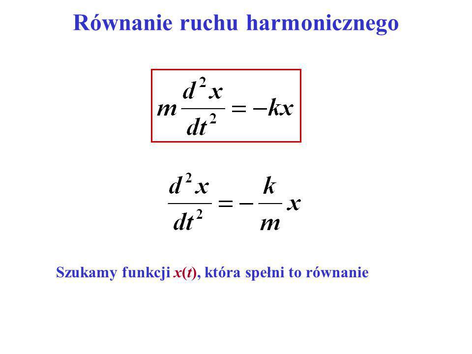 Równanie ruchu harmonicznego