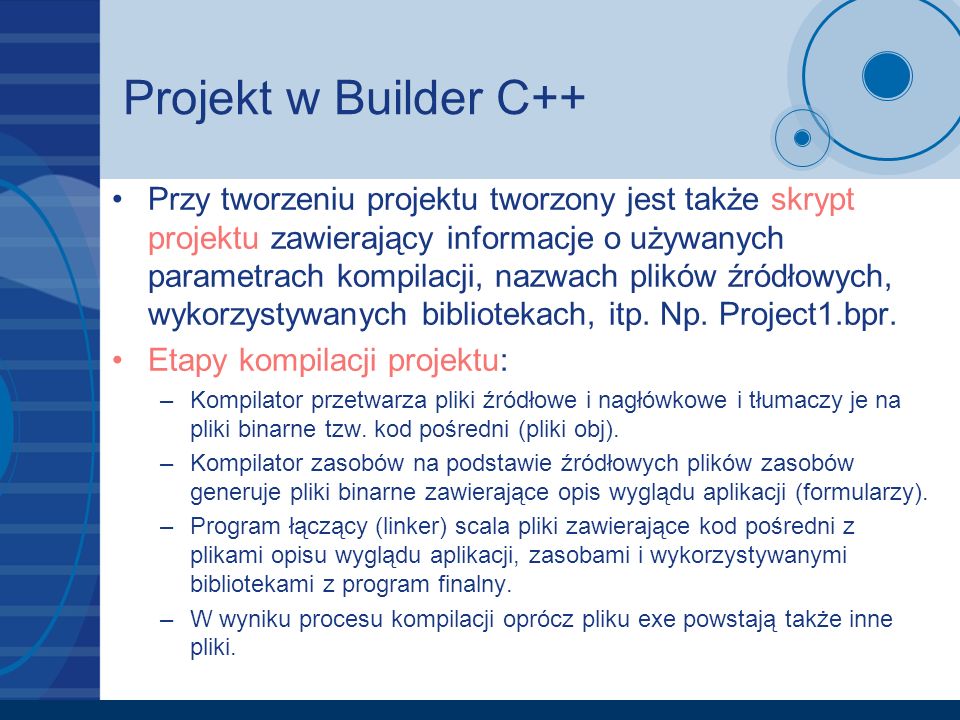 Projekt w Builder C++