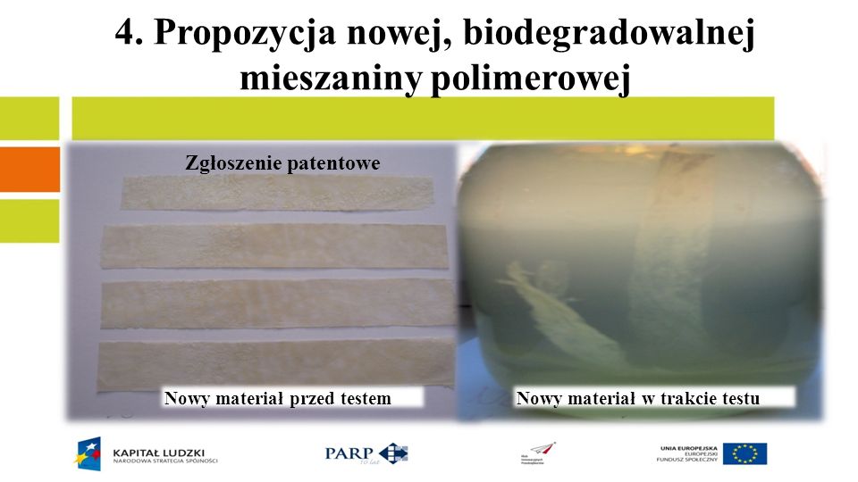 4. Propozycja nowej, biodegradowalnej mieszaniny polimerowej
