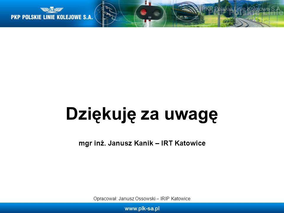 mgr inż. Janusz Kanik – IRT Katowice