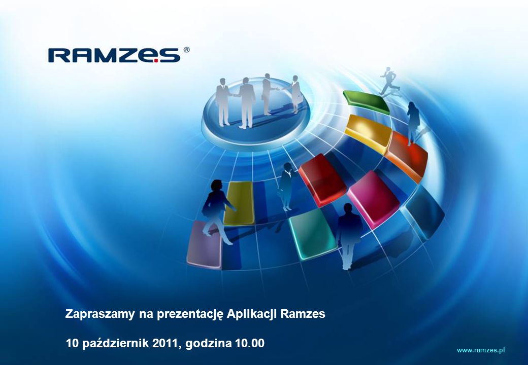 Zapraszamy na prezentację Aplikacji Ramzes 10 październik 2011, godzina 10.00