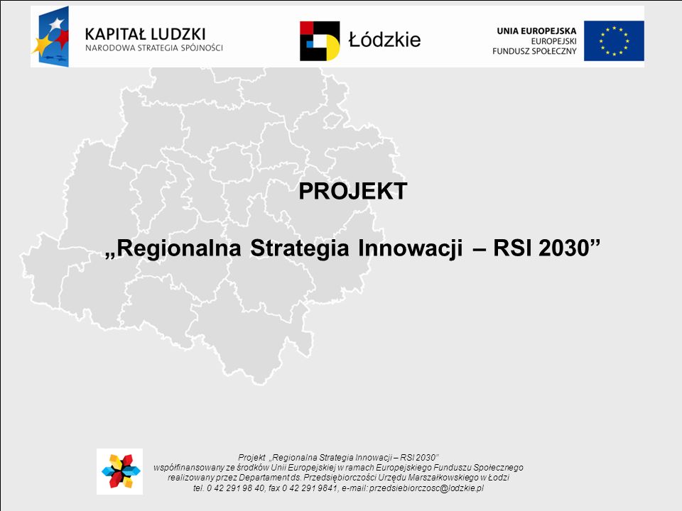 „Regionalna Strategia Innowacji – RSI 2030