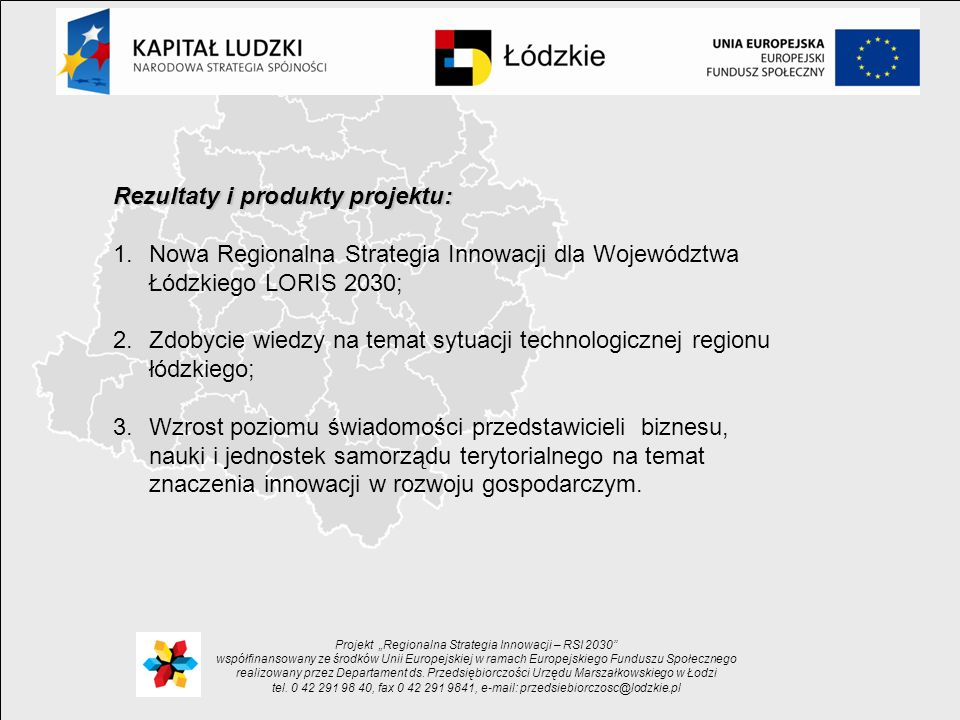 Projekt „Regionalna Strategia Innowacji – RSI 2030