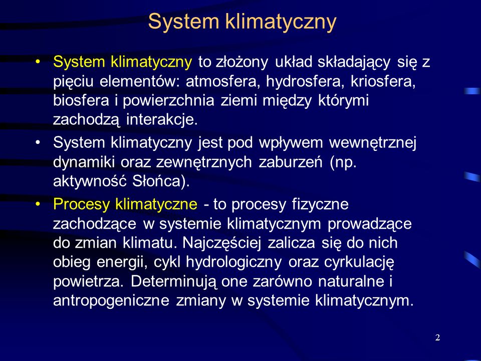 System klimatyczny