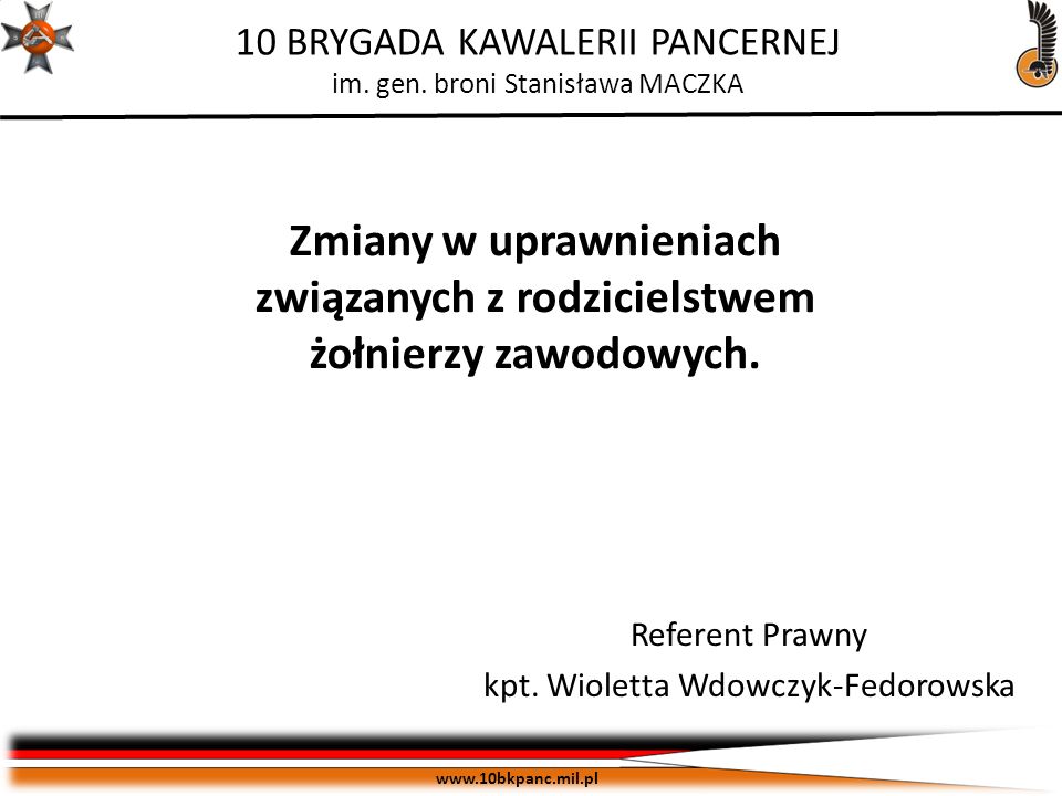 Referent Prawny kpt. Wioletta Wdowczyk-Fedorowska