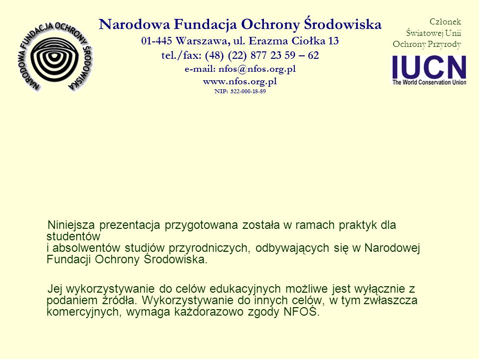 Narodowa Fundacja Ochrony Środowiska Warszawa, ul