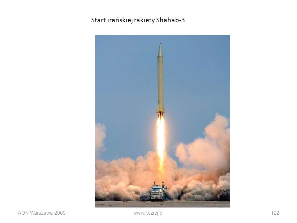 Start irańskiej rakiety Shahab-3