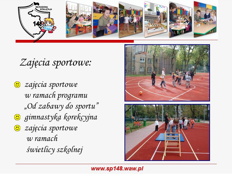 Zajęcia sportowe: zajęcia sportowe w ramach programu „Od zabawy do sportu gimnastyka korekcyjna.