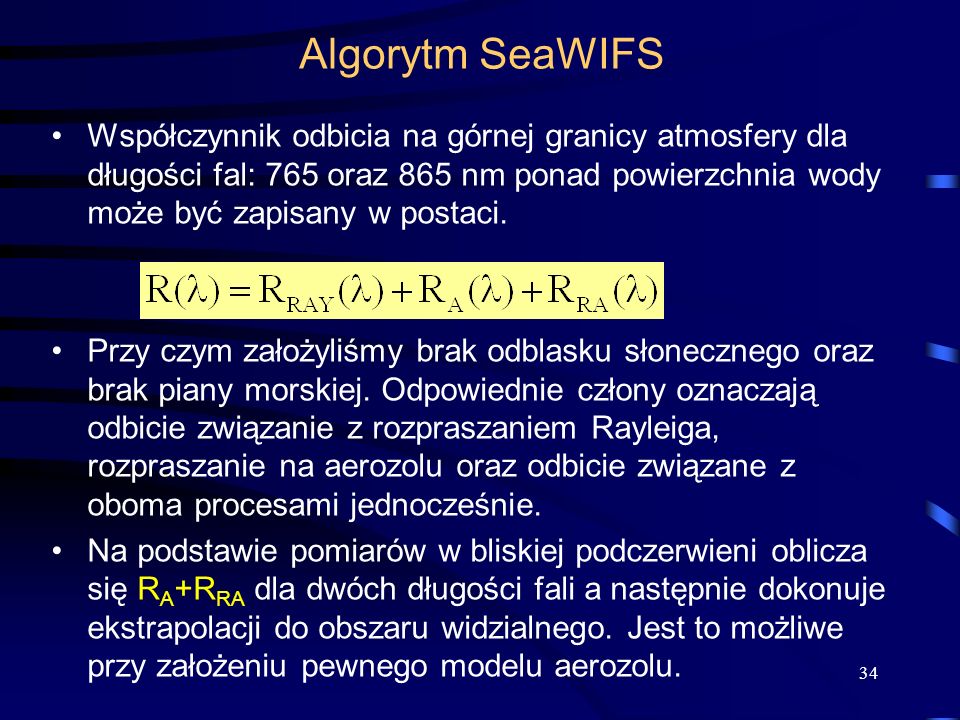 Algorytm SeaWIFS