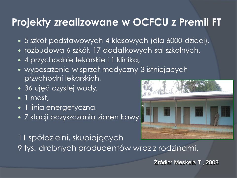 Projekty zrealizowane w OCFCU z Premii FT