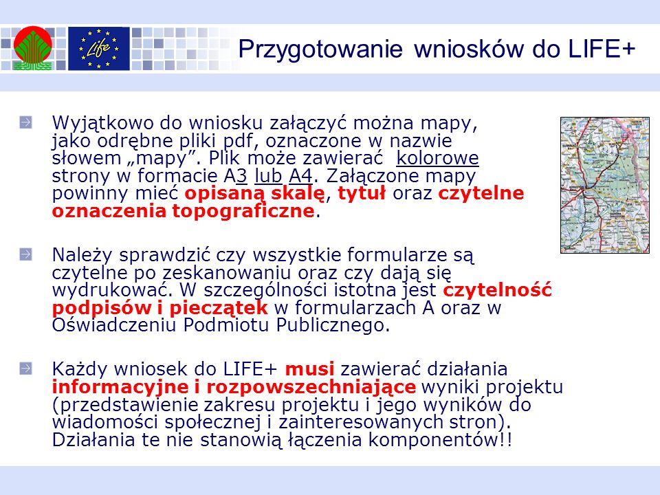 Instrument Finansowy LIFE+ Formularze A Nabór Wniosków Ppt Pobierz