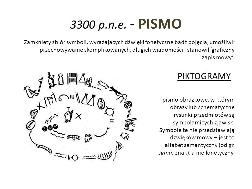 3300 p.n.e. - PISMO