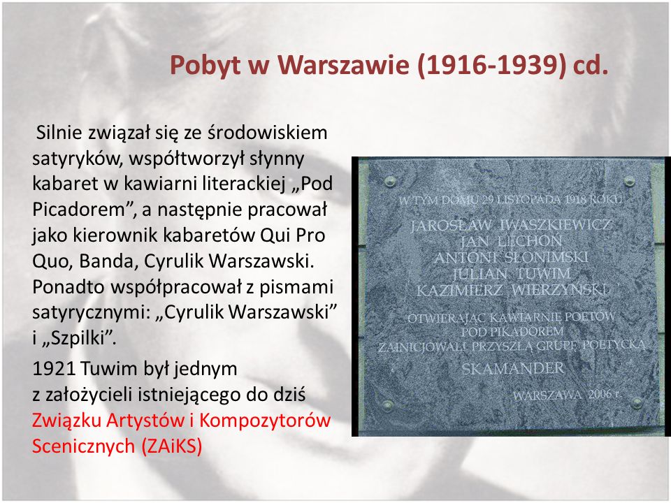 Pobyt w Warszawie ( ) cd.