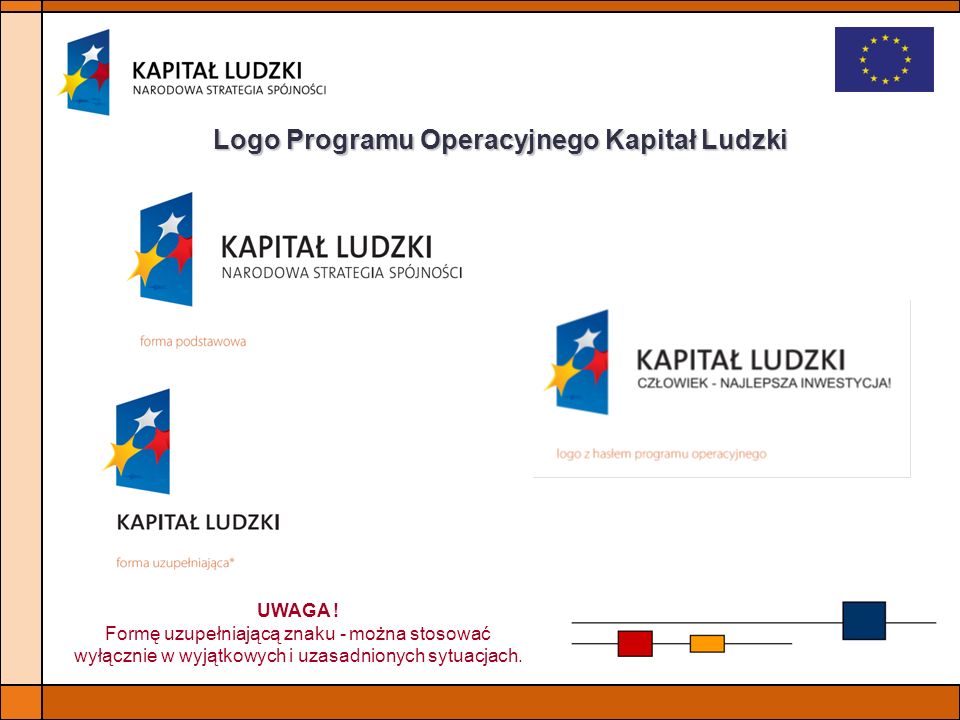 Logo Programu Operacyjnego Kapitał Ludzki