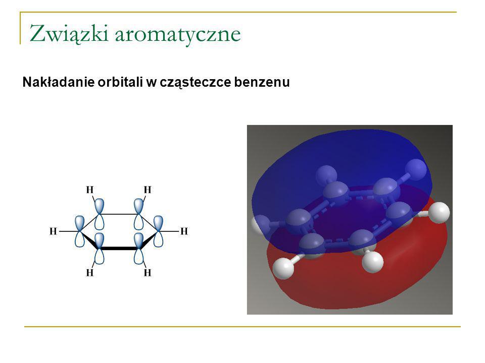 Związki aromatyczne Nakładanie orbitali w cząsteczce benzenu