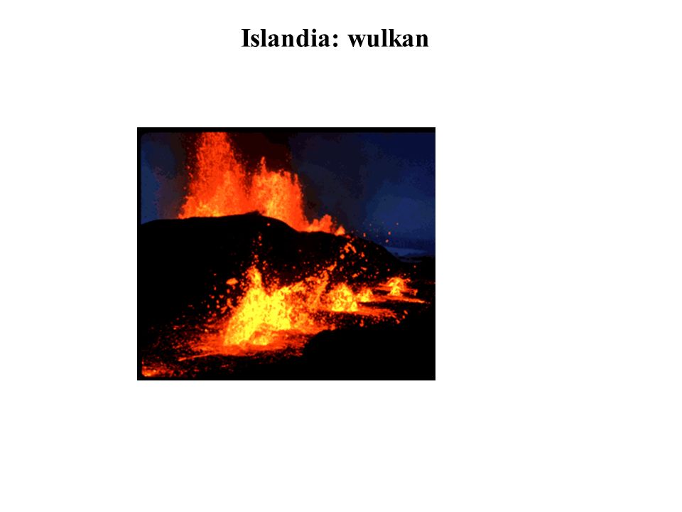Islandia: wulkan