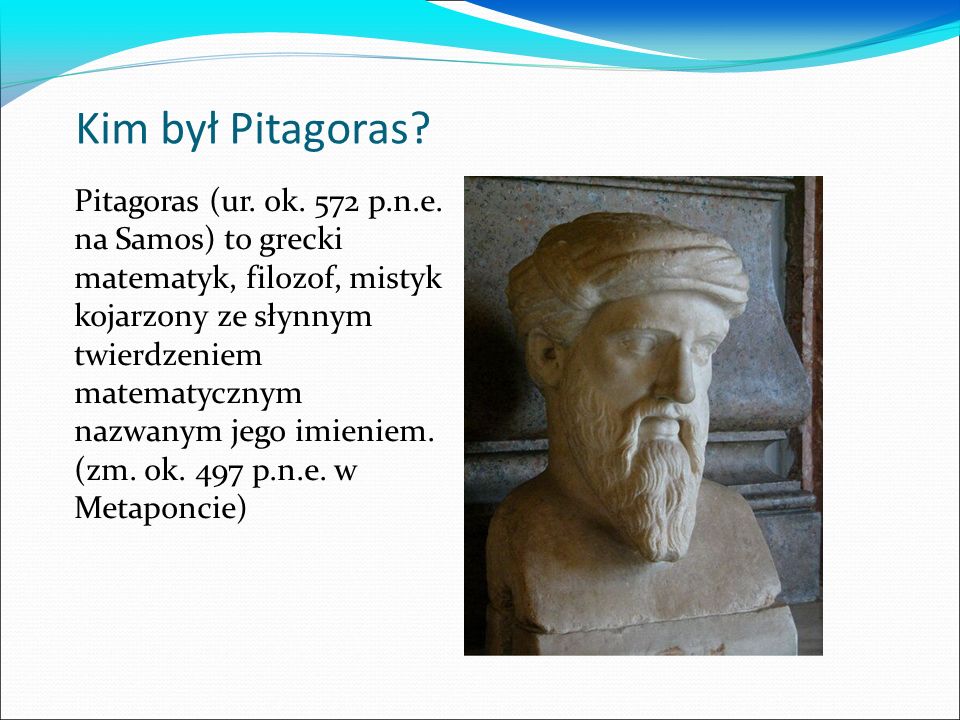 Kim był Pitagoras