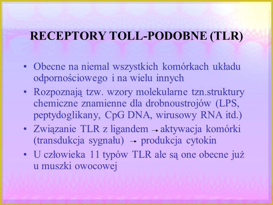 RECEPTORY TOLL-PODOBNE (TLR)