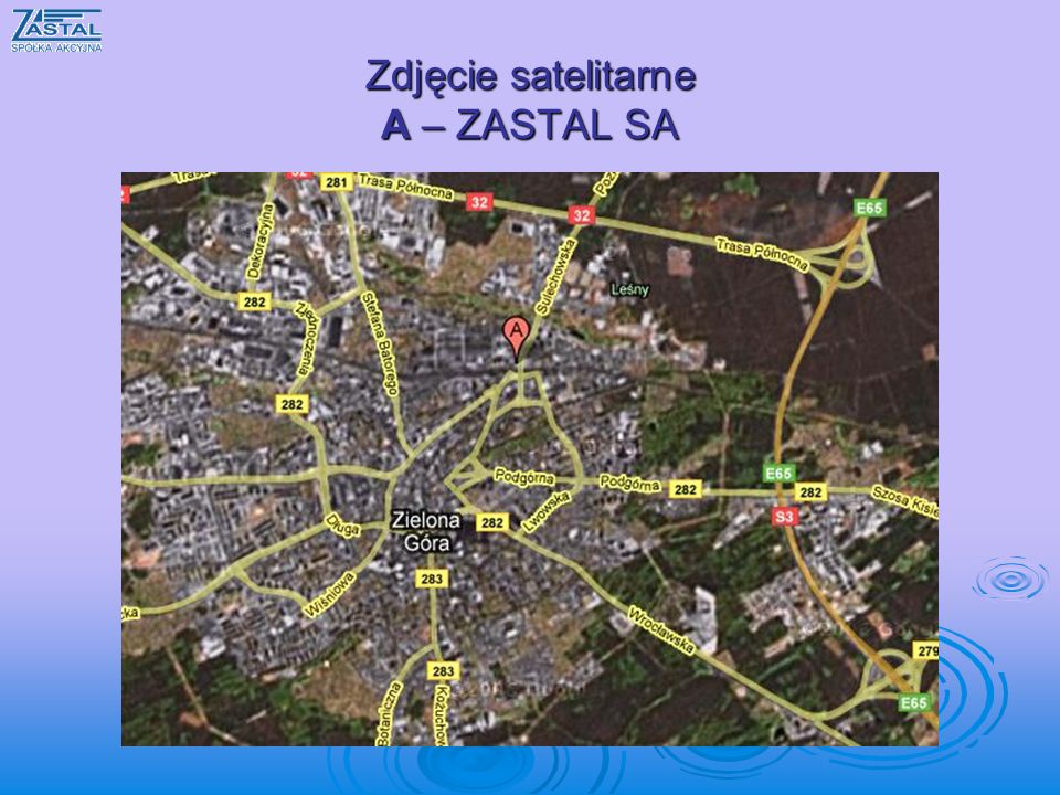 Zdjęcie satelitarne A – ZASTAL SA