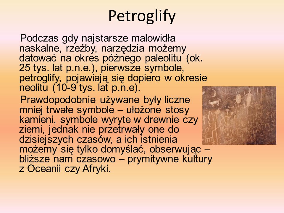 Petroglify