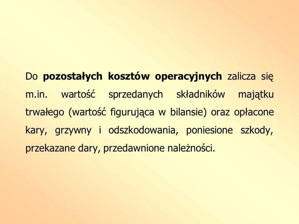 ANALIZA DZIAŁANOŚCI FINANSOWEJ PRZEDSIĘBIORSTWA – ĆW 7 - Ppt Pobierz