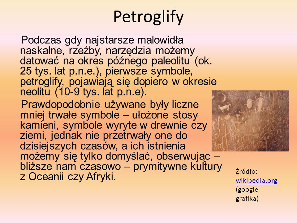 Petroglify