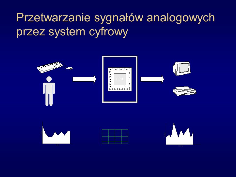 Przetwarzanie sygnałów analogowych przez system cyfrowy