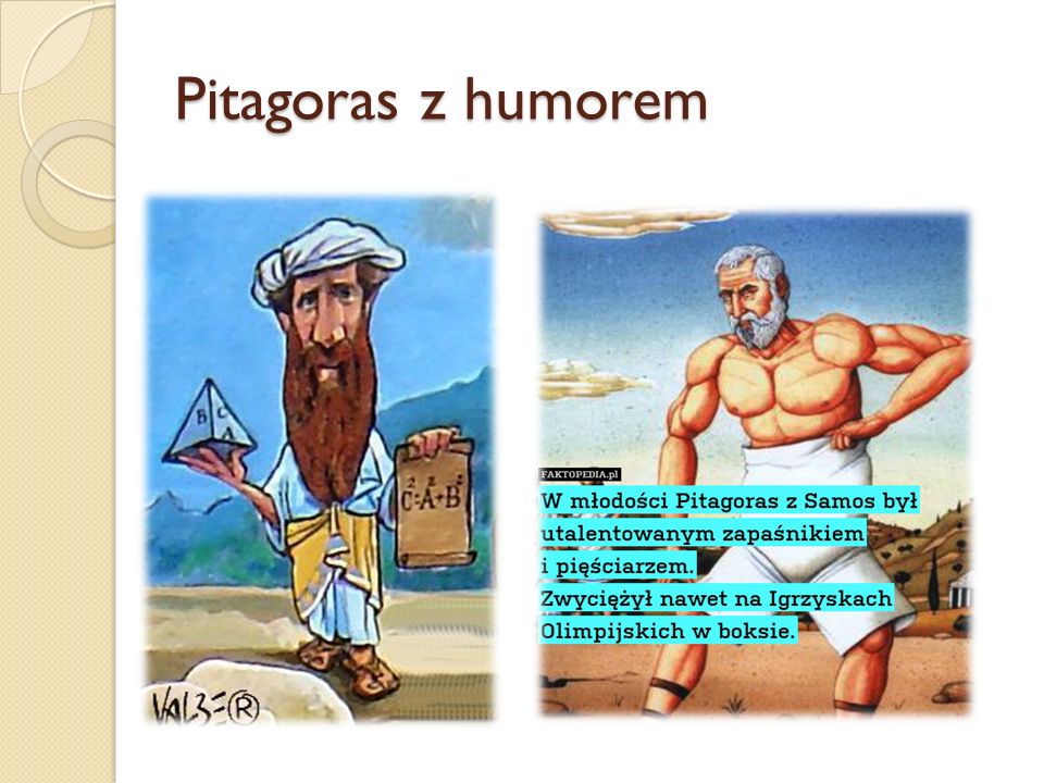 Pitagoras z humorem