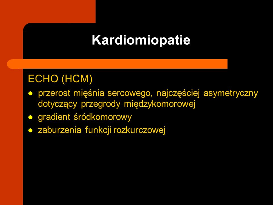 Kardiomiopatie ECHO (HCM)
