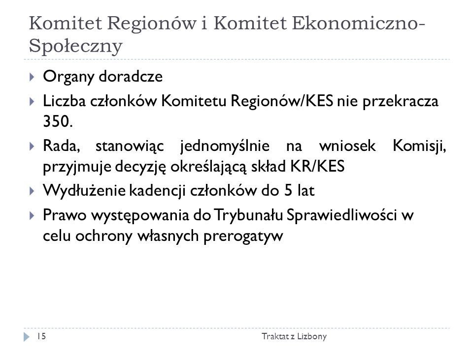 Komitet Regionów i Komitet Ekonomiczno-Społeczny