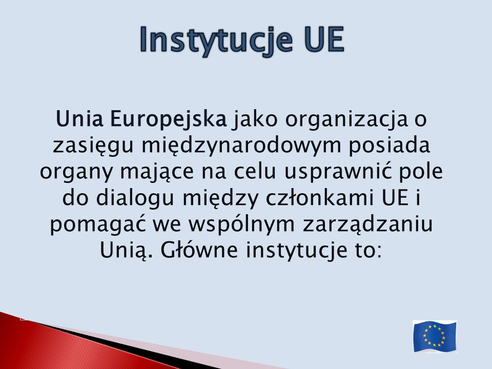 Instytucje UE